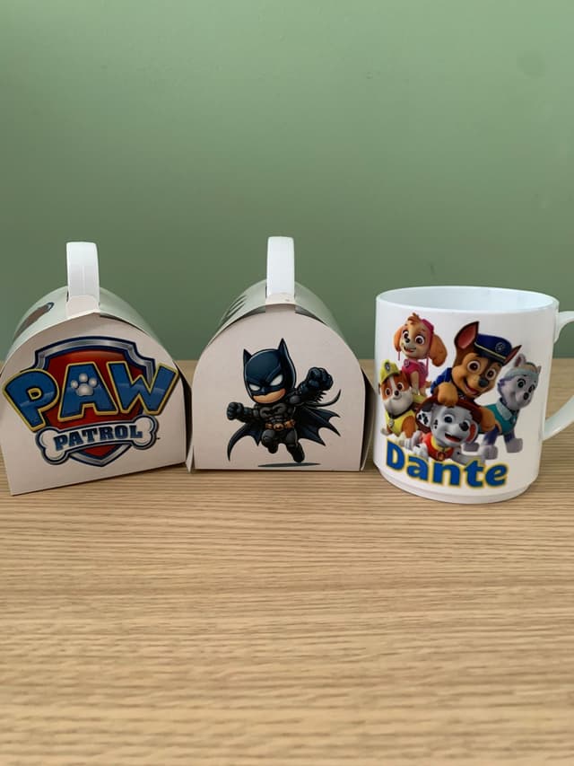 Taza o vaso infantil personalizado