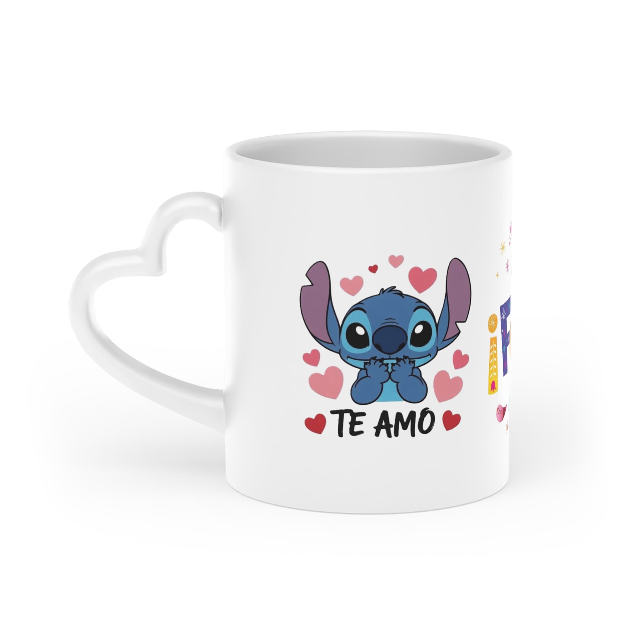 Taza con asa de corazón