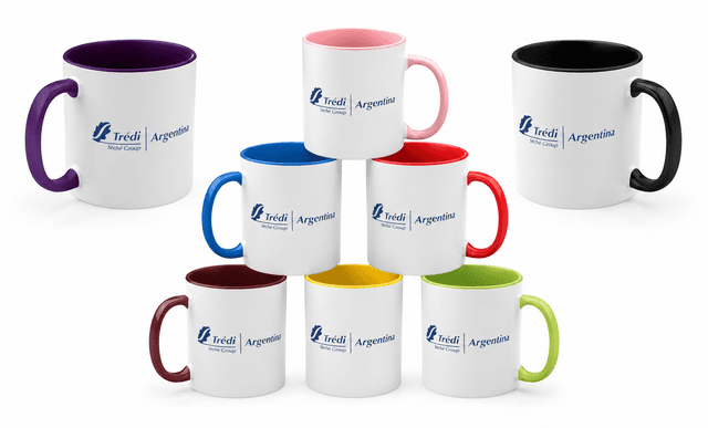 Taza personalizada color interior y asa